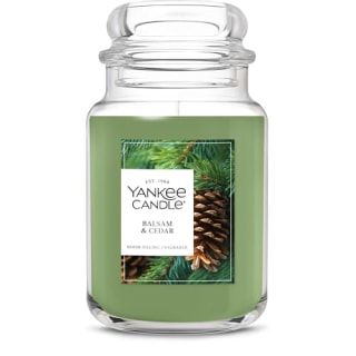 Yankee Candle Balsam and Cedar Candle