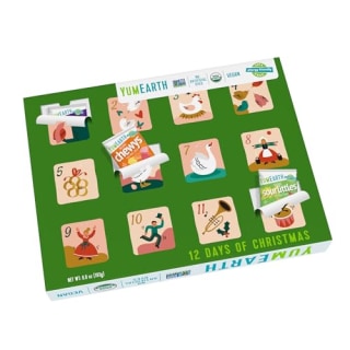 YumEarth Holiday Organic 12 Day Advent Calendar