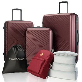 Travelhouse 3 Piece Hardshell Luggage Set