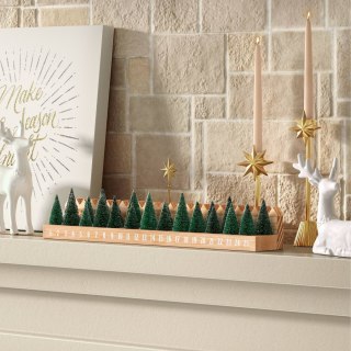 Threshold Christmas Tree Mantel Countdown Calendar