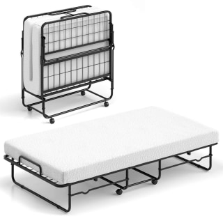 Costway Twin Size Folding Rollaway Guest Bed 