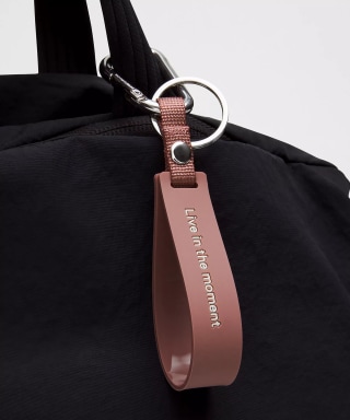 Lululemon Silicone Keychain