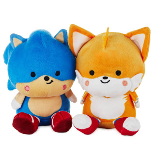 Hallmark Better Together SEGA Sonic the Hedgehog and Tails Magnetic Plush Pair