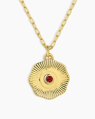 Gorjana Birthstone Coin Necklace