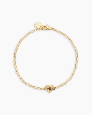 Gorjana Birthstone Heart Bracelet