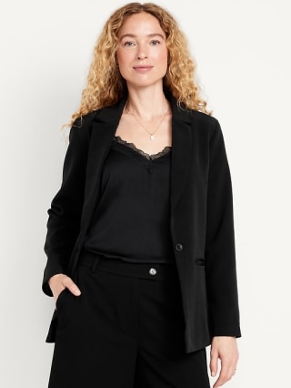 Classic Double-Weave Blazer