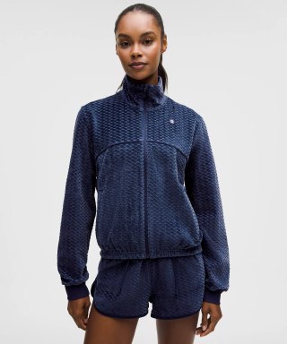 Lululemon Court Rival Velvet Terry Tennis Jacket