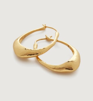 Monica Vinader Deia Medium Hoop Earrings