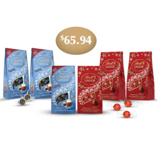 Lindt Holiday Lindor Bag Bundle