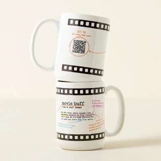 Movie Trivia Every Day Interactive QR Mug