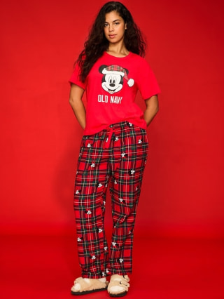Old Navy x Disney Mid-Rise Printed Flannel Pajama Pants