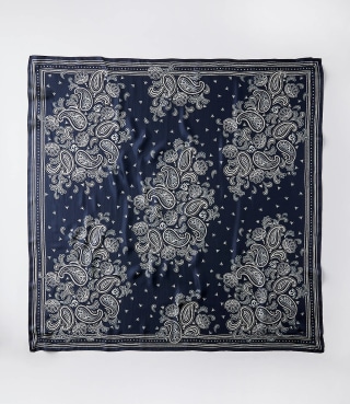 Loft Paisley Silk Square Scarf