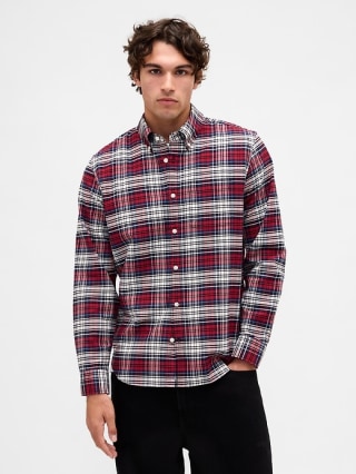 Gap Plaid Oxford Shirt