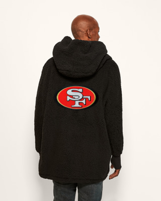 By Jill Martin San Francisco 49ers Sherpa Lounger Jacket