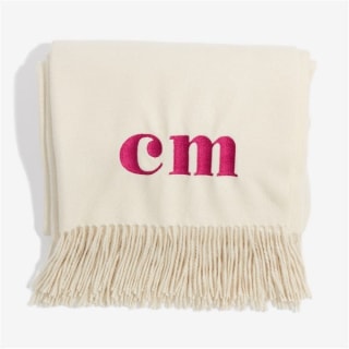 The Personalization Mall Signature Embroidered Throw Blanket
