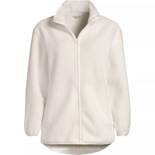 Lands' End Women's Cozy Sherpa Full Zip Fleece Jacket
