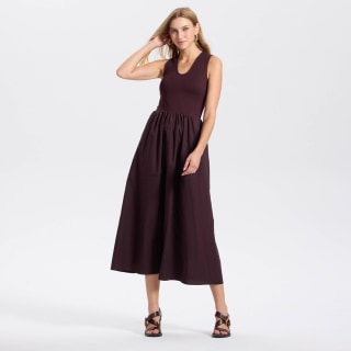 A New Day Knit Midi A-Line Dress