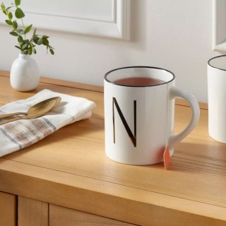 Threshold Stoneware Monogram Mug