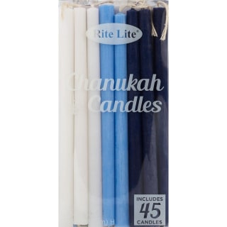 Rite Lite Blue & White Chanukah Candles