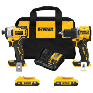 Dewalt Atomic 20V Brushless 2-Tool 2.0Ah Kit