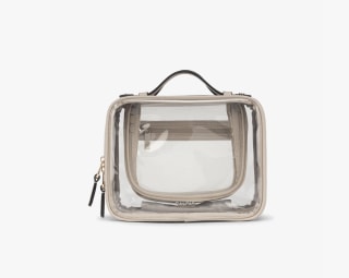 Calpak Medium Clear Cosmetic Case