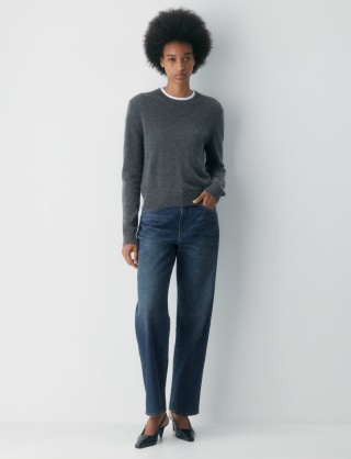 Denim Forum The Marlo Hi-Rise Baggy Jean