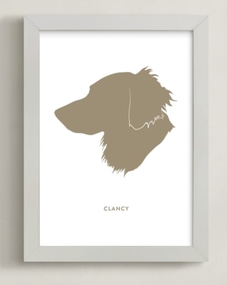 Minted Pet Silhouette