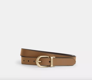 Coach Classic Buckle Cut-To-Size Reversible Belt