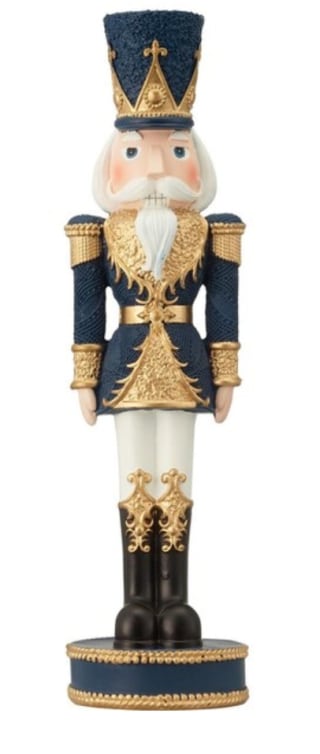 Joyward Navy and Gold Nutcracker