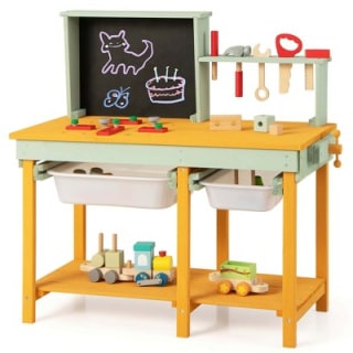 Costway Kids Wooden Toy Workbench