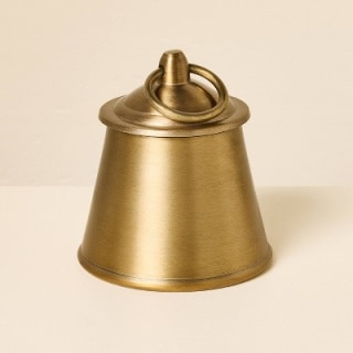 Hearth & Hand with Magnolia Small Brass Cypress and Santal Bell Candle