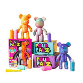 Pour Palz Paint Bear Keyring