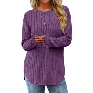 Fantaslook Long Sleeve Crew Neck Pullover