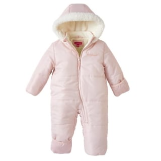 Pink Platinum Baby Girls' One-Piece Puffer