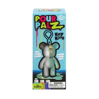 Pour Palz Paint Bear Keyring
