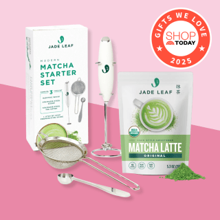 Jade Leaf Matcha Cafe Style Matcha Latte Mix Starter Bundle