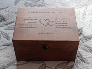 Personalized Wedding Box