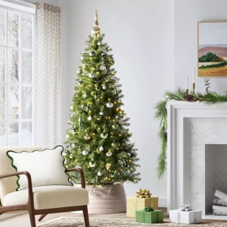 Wondershop Pre-Lit LED Alberta Spruce Artificial Christmas Tree (6.5 Foot)
