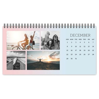 Simple Gradient Desk Calendar