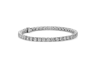 Cate & Chloe Olivia 18k White Gold Plated Tennis Bracelet