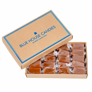 Blue House Soft and Chewy Handcrafted Gourmet Caramel Candies