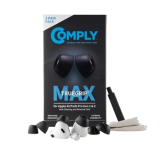 Comply TrueGrip Max Memory Foam Earbud Tips