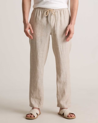 Quince 100% European Linen Drawstring Beach Pants