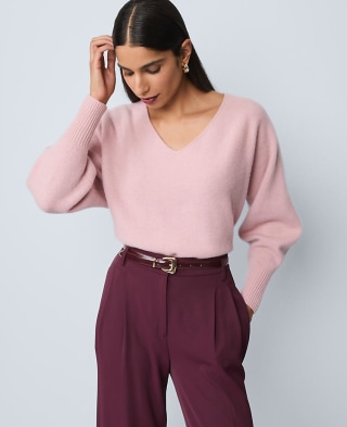 Ann Taylor Cashmere V-Neck Sweater