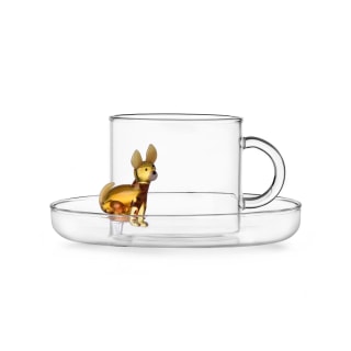 Chihuahua Teacup with Saucer
