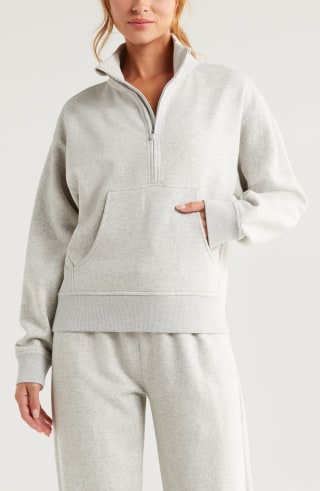 Zella Cloud Fleece Half Zip