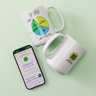 Uncommon Goods Dad Joke Every Day Interactive QR Mug