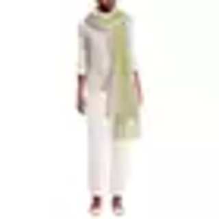 Lands' End Brushed Blanket Fringe Scarf