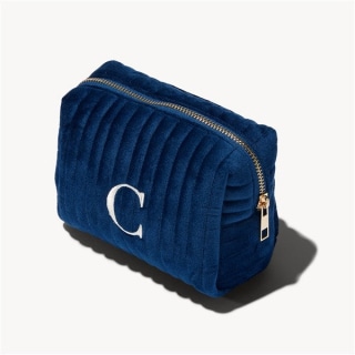 Personalization Mall Embroidered Velvet Makeup Bag