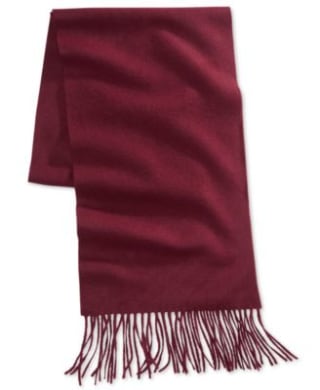 Club Room Men's 100% Cashmere Scarf
